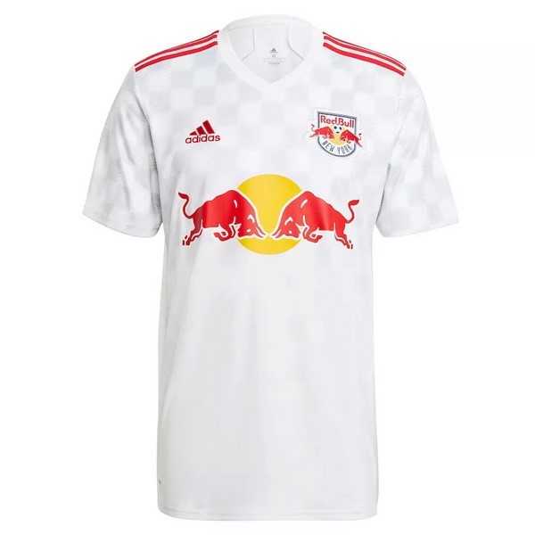 Tailandia Camiseta Red Bulls Replica Primera Ropa 2021/22 Blanco